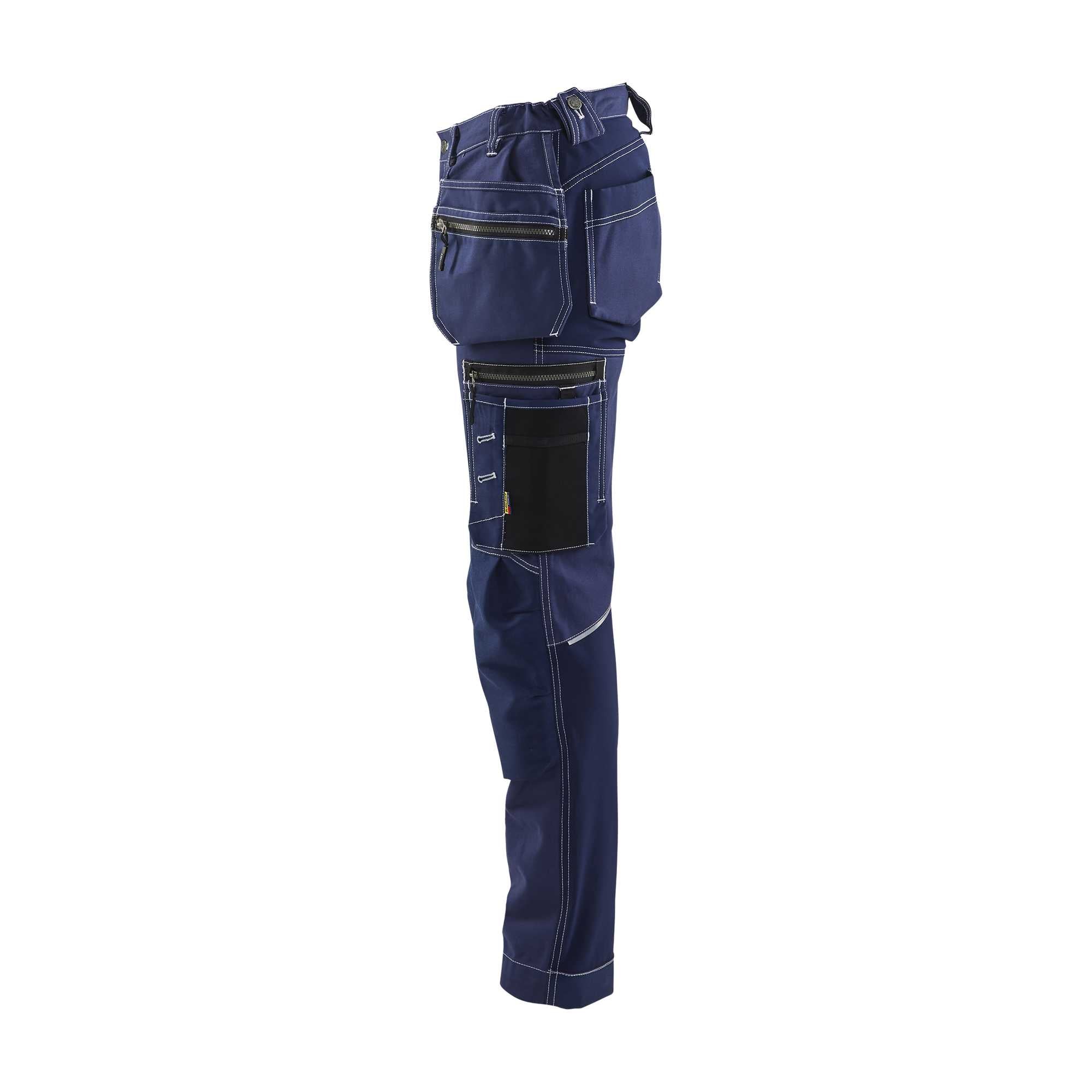 BLAKLADER 71301370 Women's Craftsman Trousers with Stretch Work Trousers Women - 100% Cotton